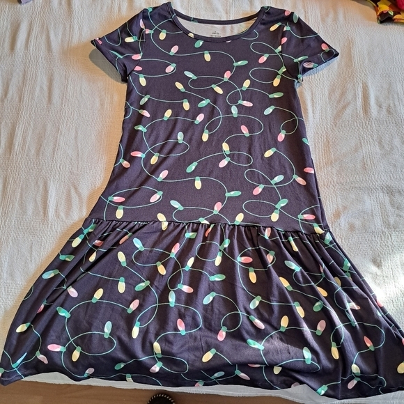 Wonder Nation girls size large or 10/12 2 pack dress, New,  Holiday - Picture 5 of 11